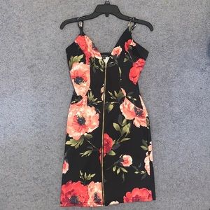 Flower print dress